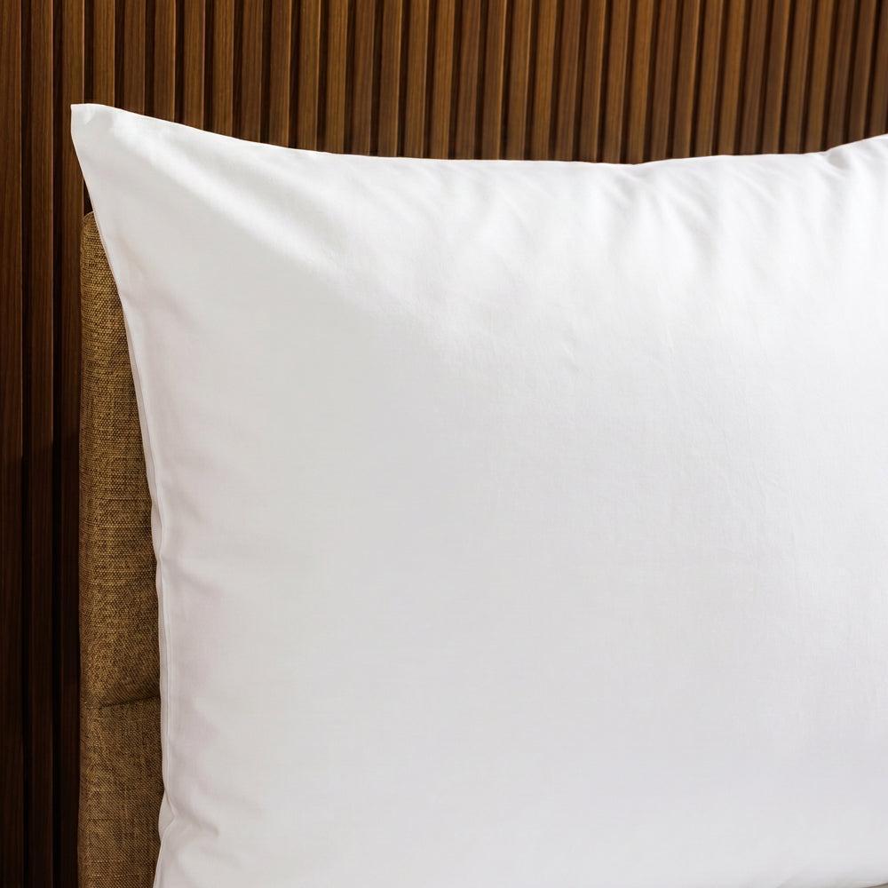 200 Thread Count 100% Cotton Percale Pillowcase White-Pillowcases