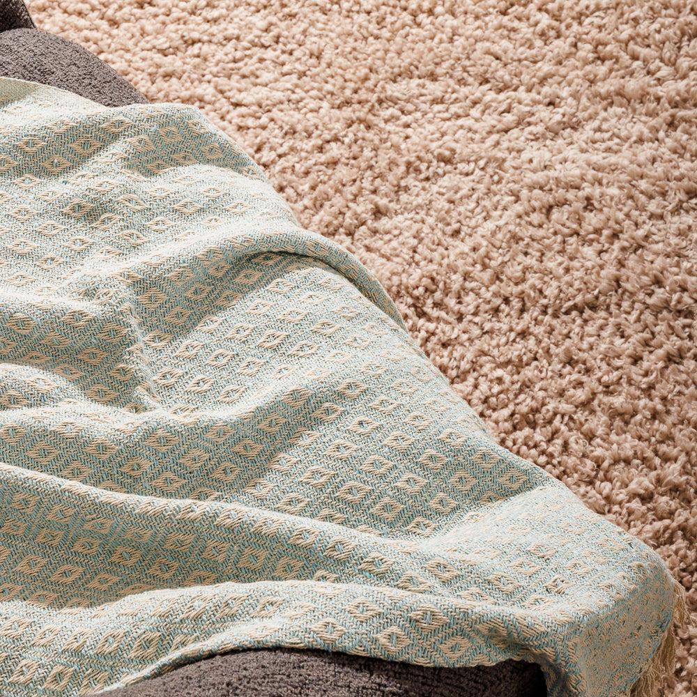 Cotton Bay Throw Sea Mist-Throws
