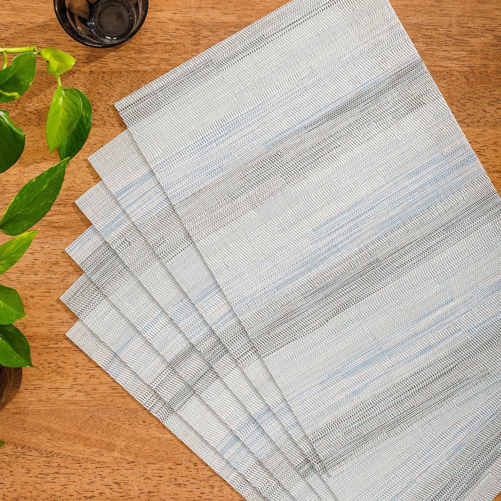 Home.Life Placemats Ripple Blue 6 Pack-Placemats