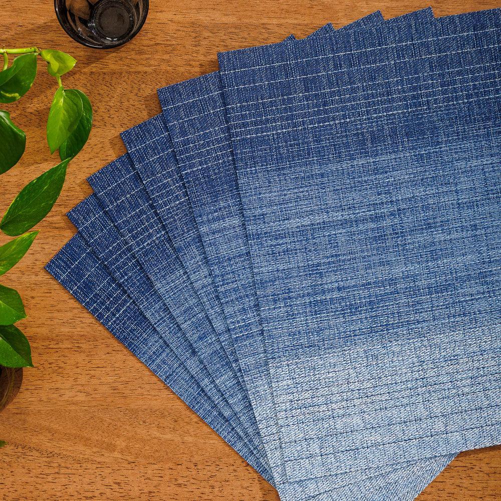 Home.Life Placemats Shaded Blue 6 Pack-Placemats