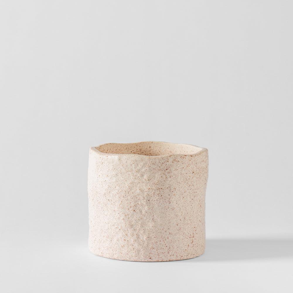Home.Life Shaped Planter Organic Natural Ivory-Décor