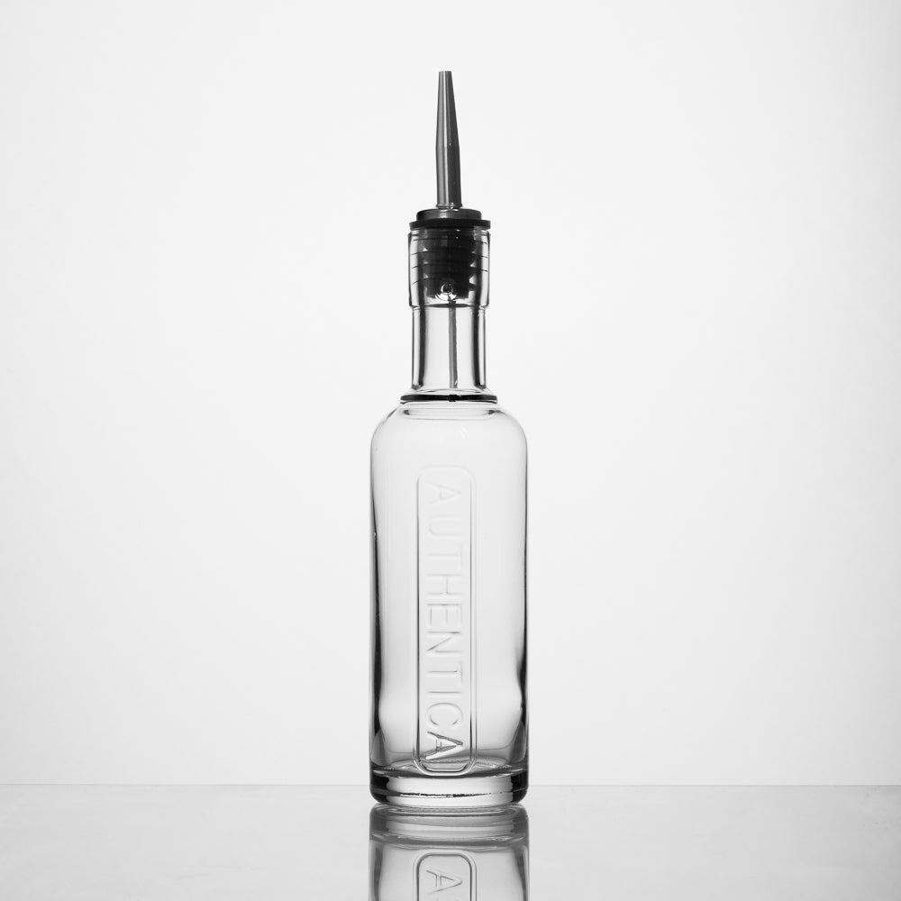 Luigi Bormioli Authentica Glass Bottle with Stainless Steel pourer-Glassware