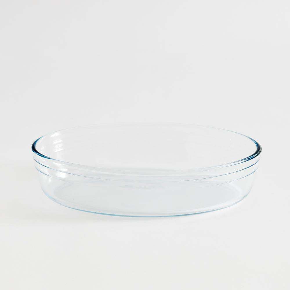 Ôcuisine® Glass Oval Roasters 2 Piece-Casseroles