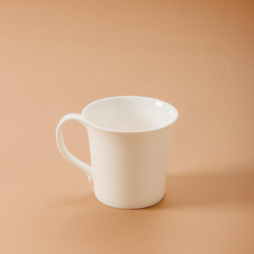 Tulip Fine Bone China Mug White-Mugs
