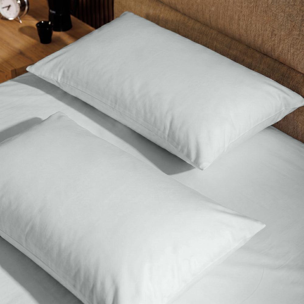 200 Thread Count 100% Cotton Percale Pillowcase Duck Egg-Pillowcases