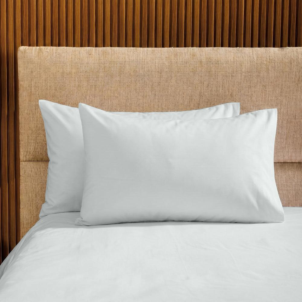 200 Thread Count 100% Cotton Percale Pillowcase Duck Egg-Pillowcases