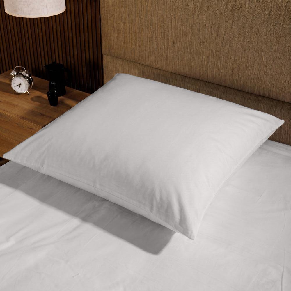 200 Thread Count 100% Cotton Percale Pillowcase Light Grey-Pillowcases