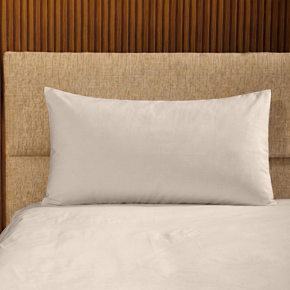 200 Thread Count 100% Cotton Percale Pillowcase Stone-Pillowcases
