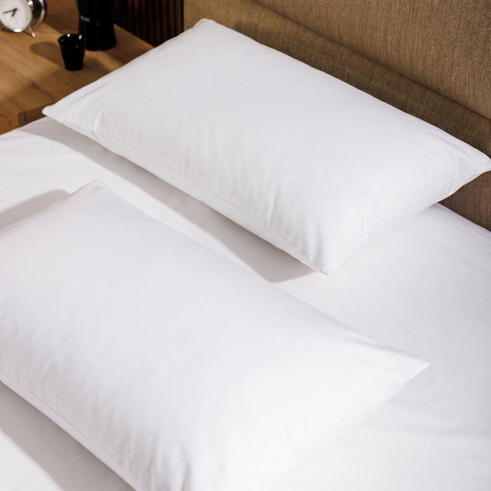 200 Thread Count 100% Cotton Percale Pillowcase White-Pillowcases
