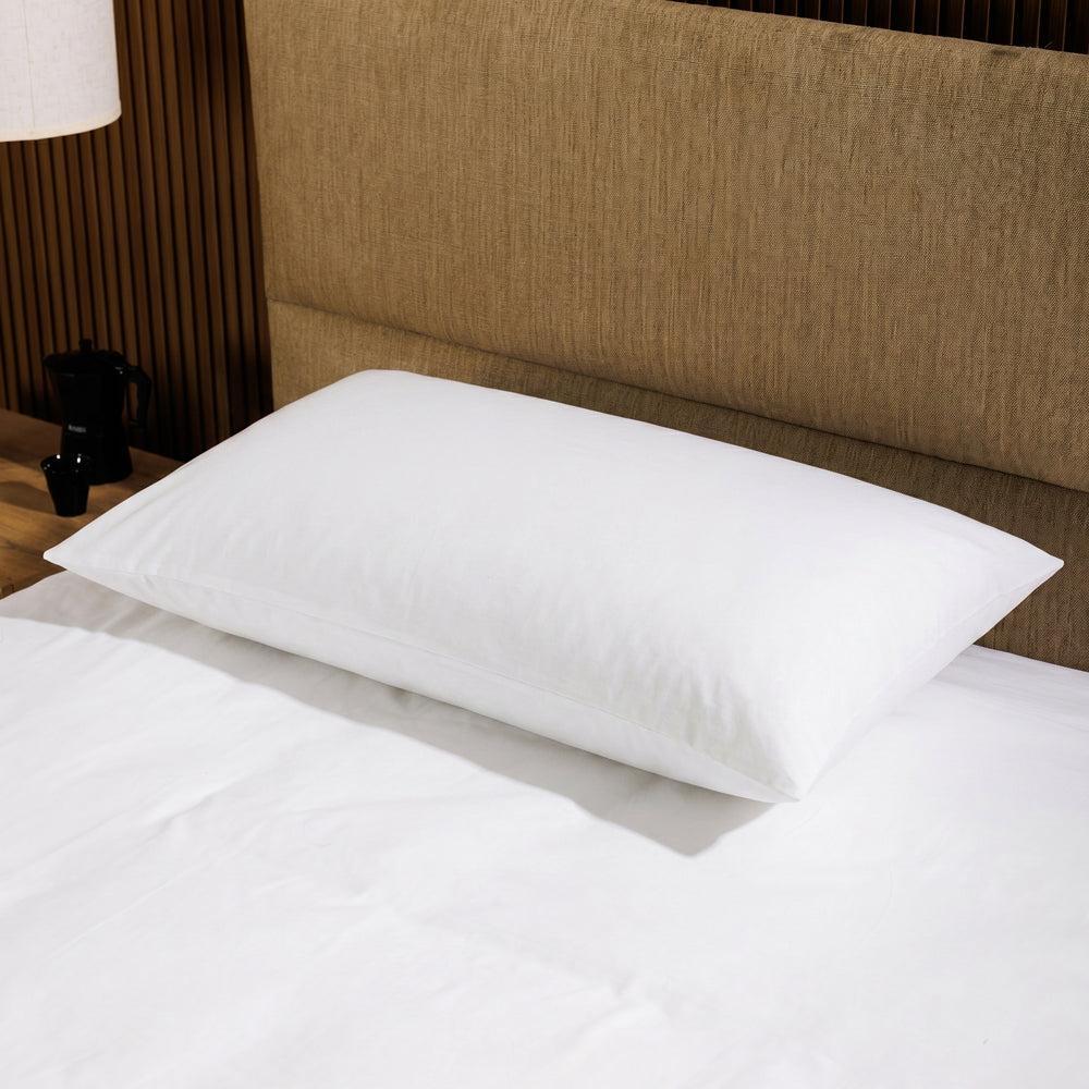 200 Thread Count 100% Cotton Percale Pillowcase White-Pillowcases