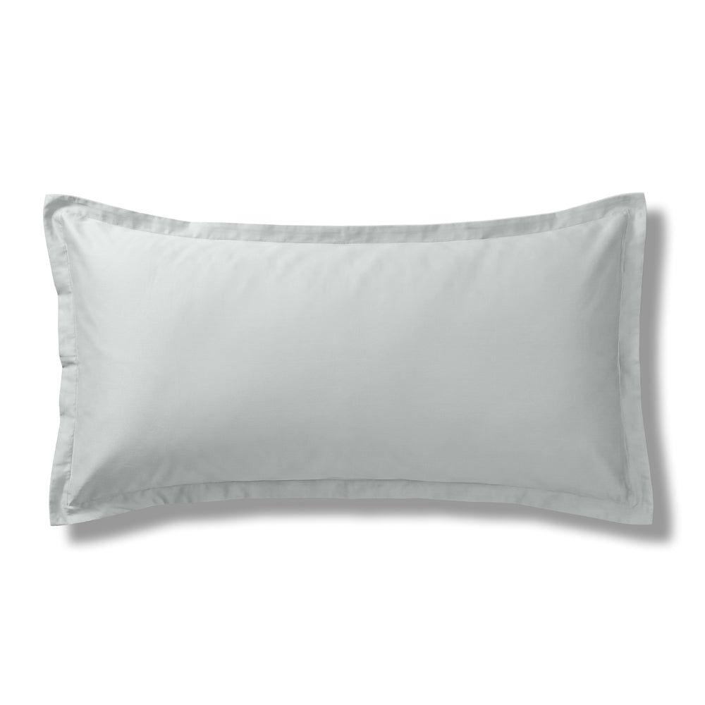 200 Thread Count Oxford 100% Cotton Percale Pillowcase Duck Egg-Pillowcases
