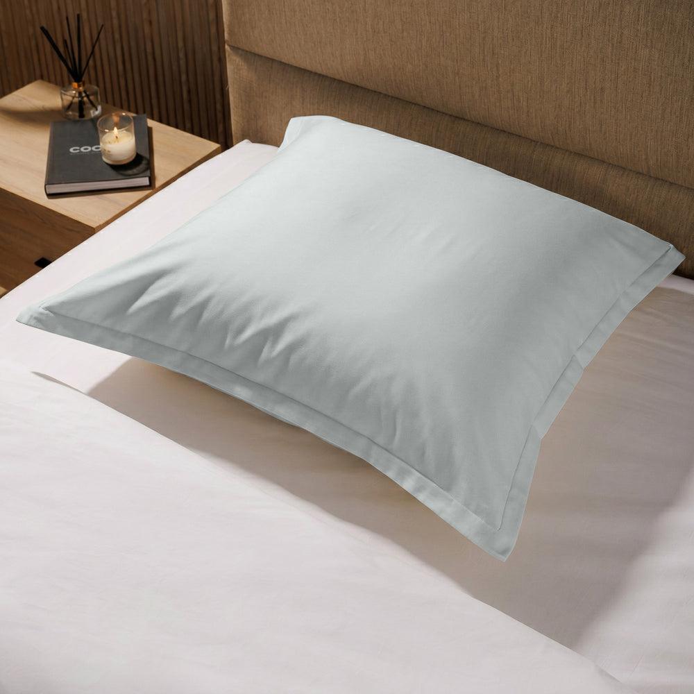 200 Thread Count Oxford 100% Cotton Percale Pillowcase Duck Egg-Pillowcases