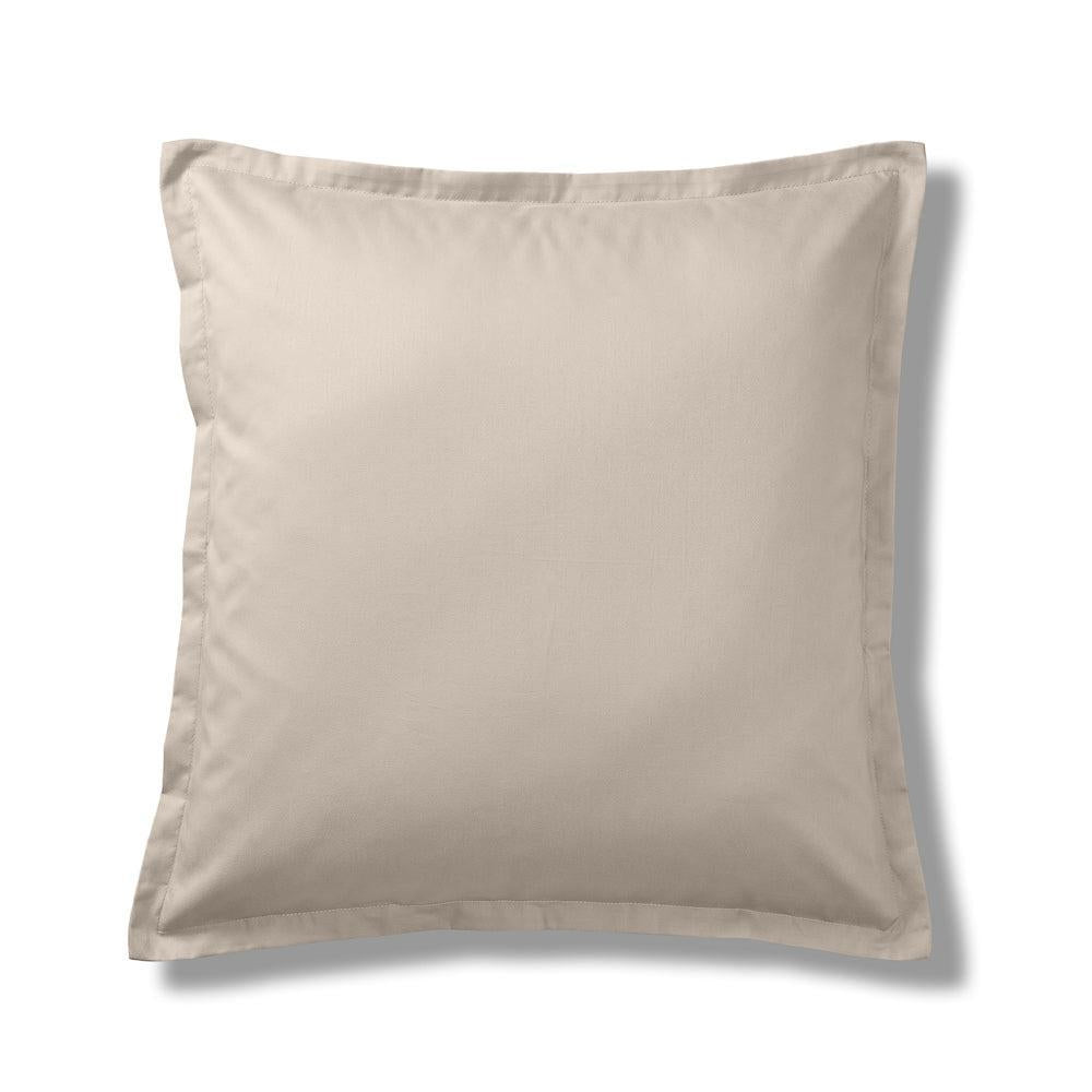 200 Thread Count Oxford 100% Cotton Percale Pillowcase Stone-Pillowcases