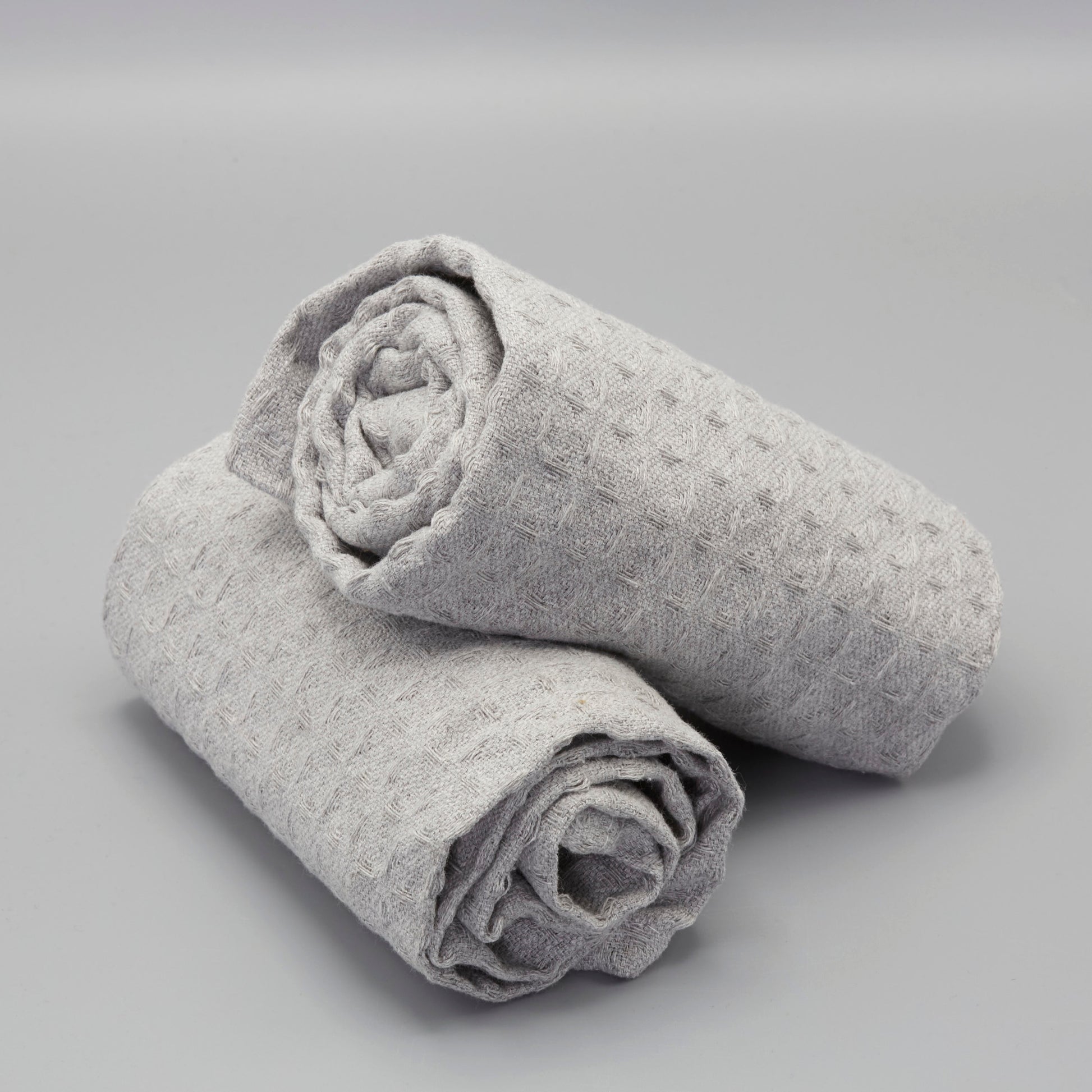 Caterer's Choice Waffle Weave Dishcloths (2 Pack) - Light Grey