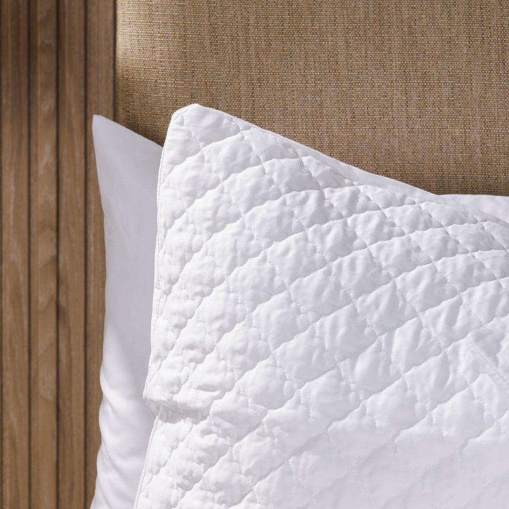 Clay Whisper Soft Premium Cotton Quilt White-Quilts & Comforters