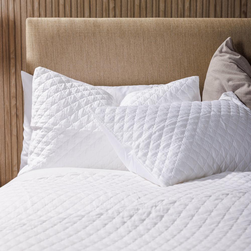 Clay Whisper Soft Premium Cotton Quilt White-Quilts & Comforters