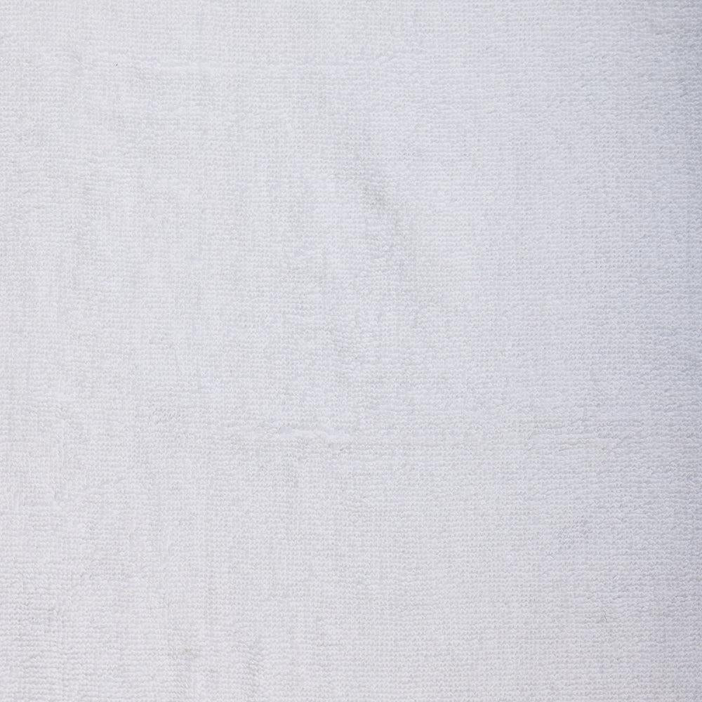Cotton Bay Solid Tub Mat White-Bath Mats