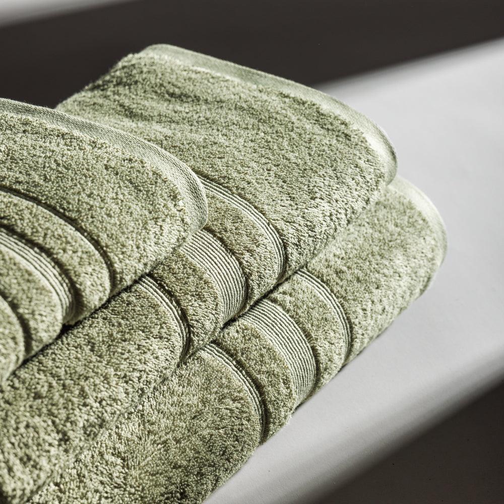 Cotton Bay Supreme Bath Towel Moss Green-Towels
