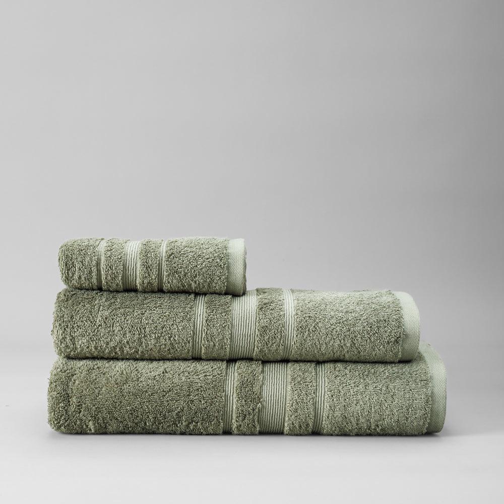 Cotton Bay Supreme Hand Towel Moss Green-Towels