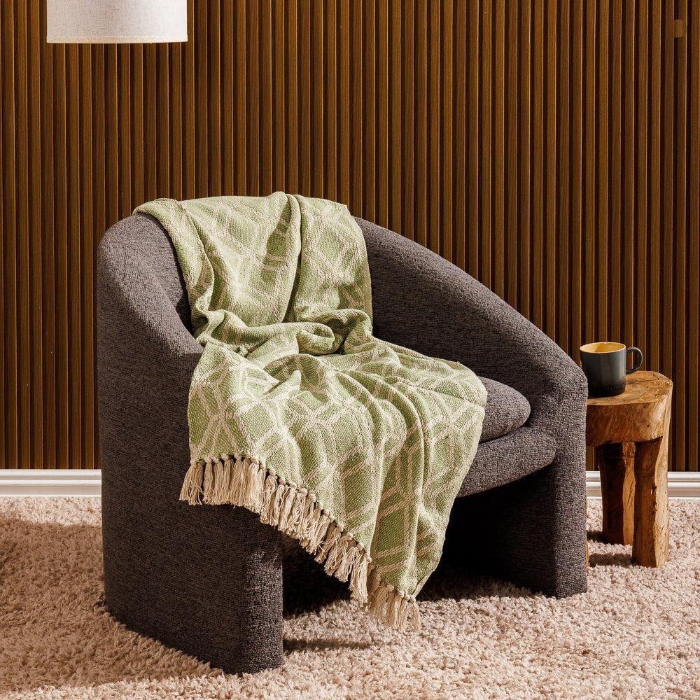 Cotton Bay Throw Sage-Throws