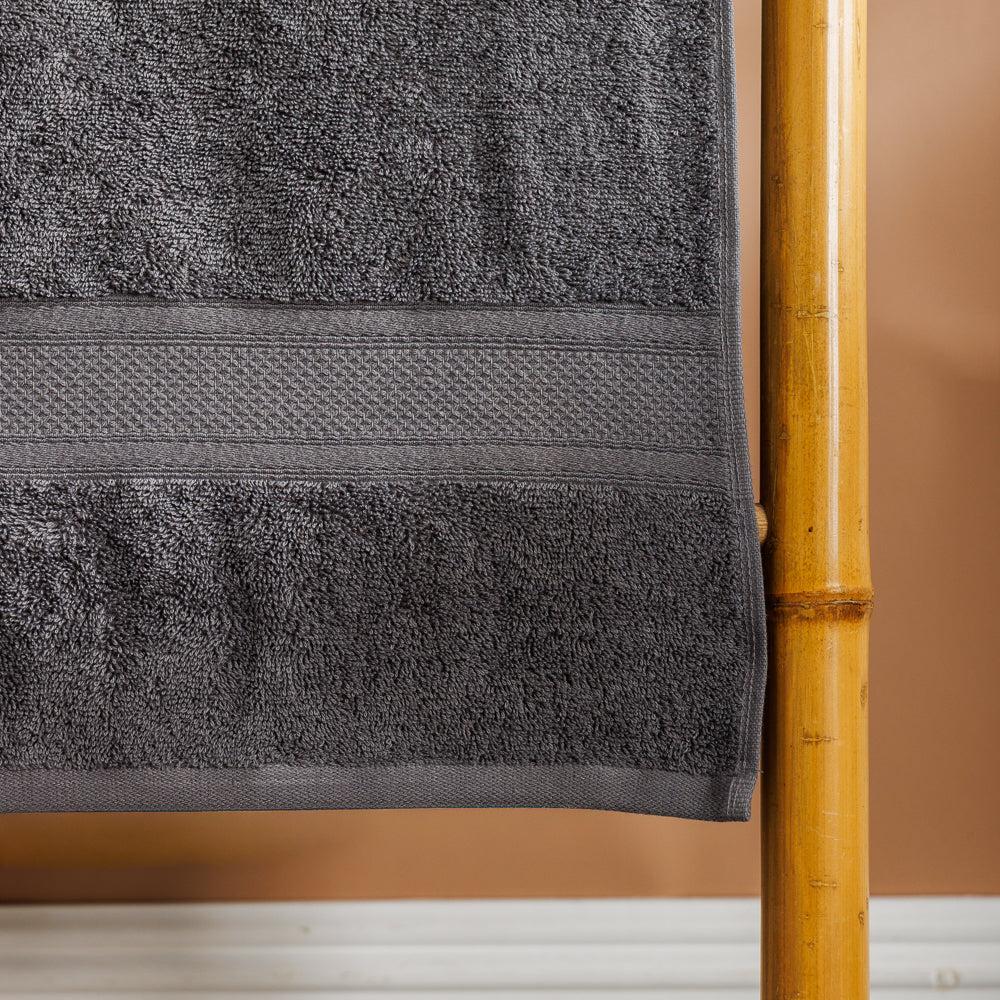 Cotton Club 470gsm Grand XXL Bath Sheet Charcoal-Towels