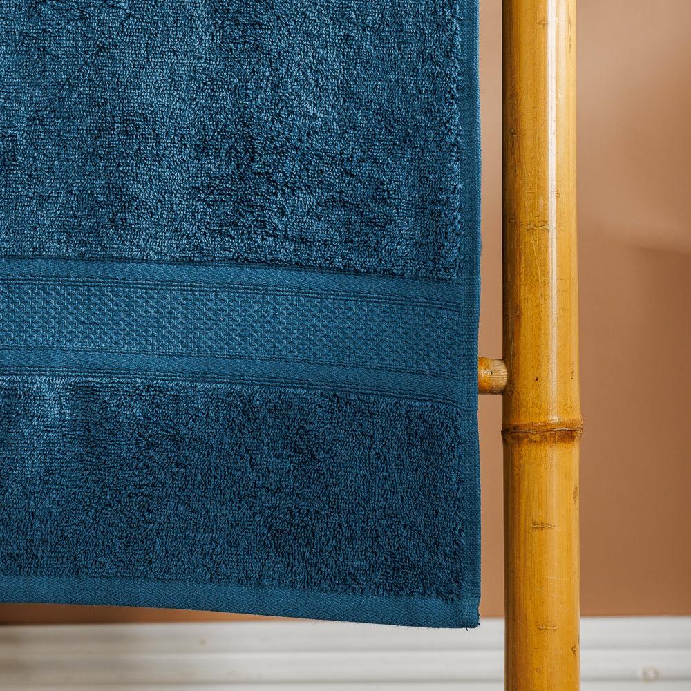 Cotton Club 470gsm Grand XXL Bath Sheet Deep Blue-Towels