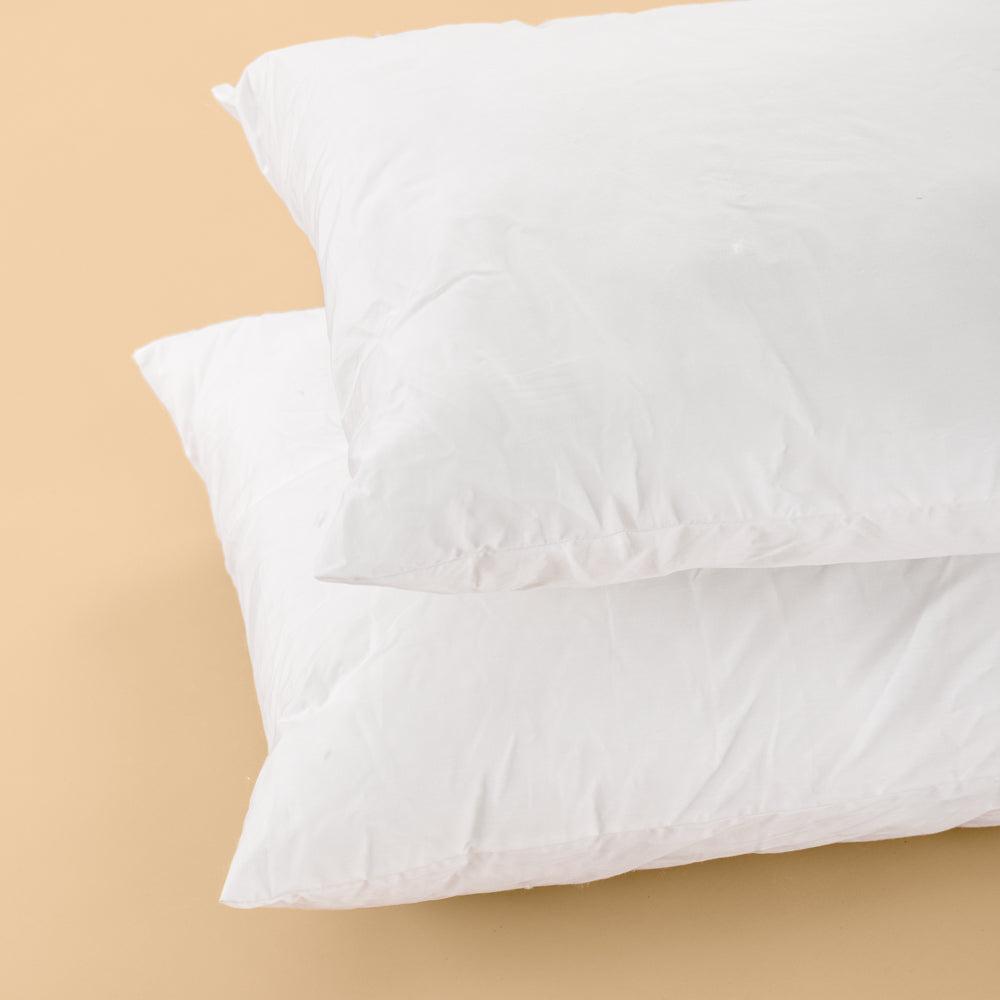 Deluxe Microfibre Twin Pack Pillows Standard-Pillows