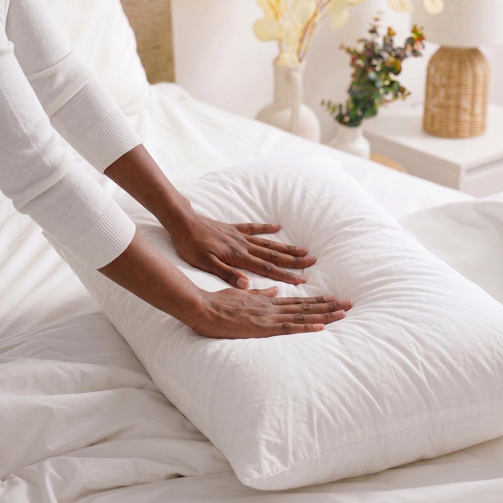 Deluxe Microfibre Twin Pack Pillows Standard-Pillows