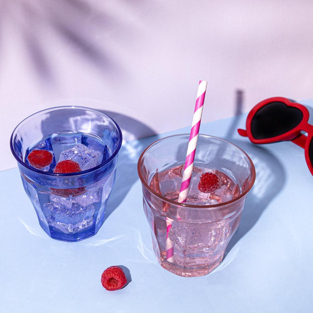 Duralex Le Picardie Mix Match Tumber Blue and Pink Set of 4-Glassware