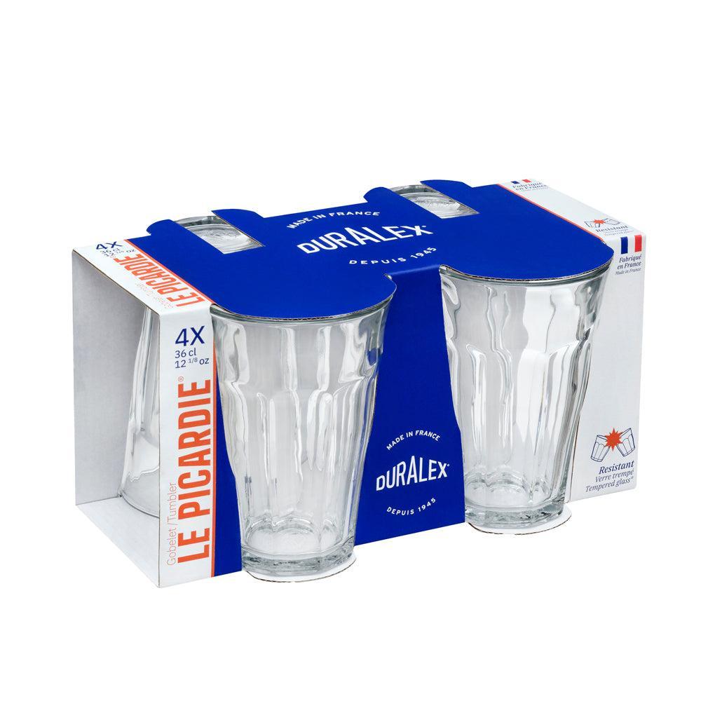 Duralex Le Picardie Tumbler Clear Set of 4-Glassware