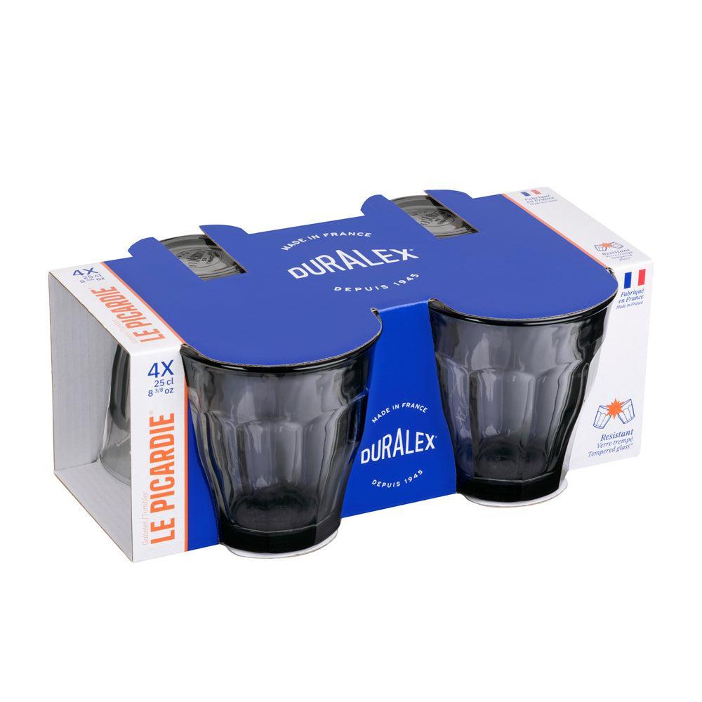 Duralex Le Picardie Tumbler Grey Set of 4-Glassware
