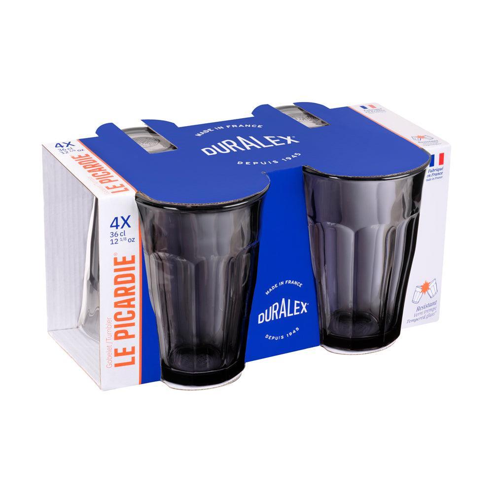 Duralex Le Picardie Tumbler Grey Set of 4-Glassware