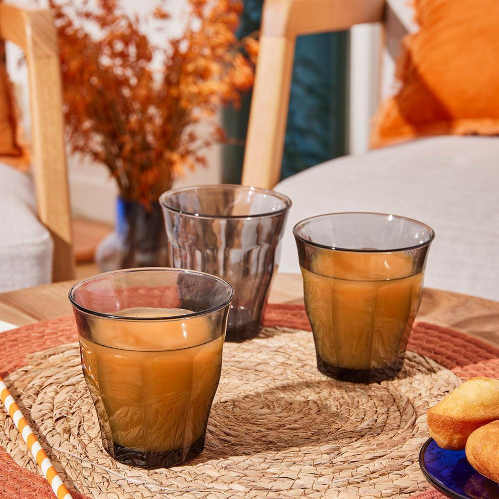Duralex Le Picardie Tumbler Grey Set of 4-Glassware