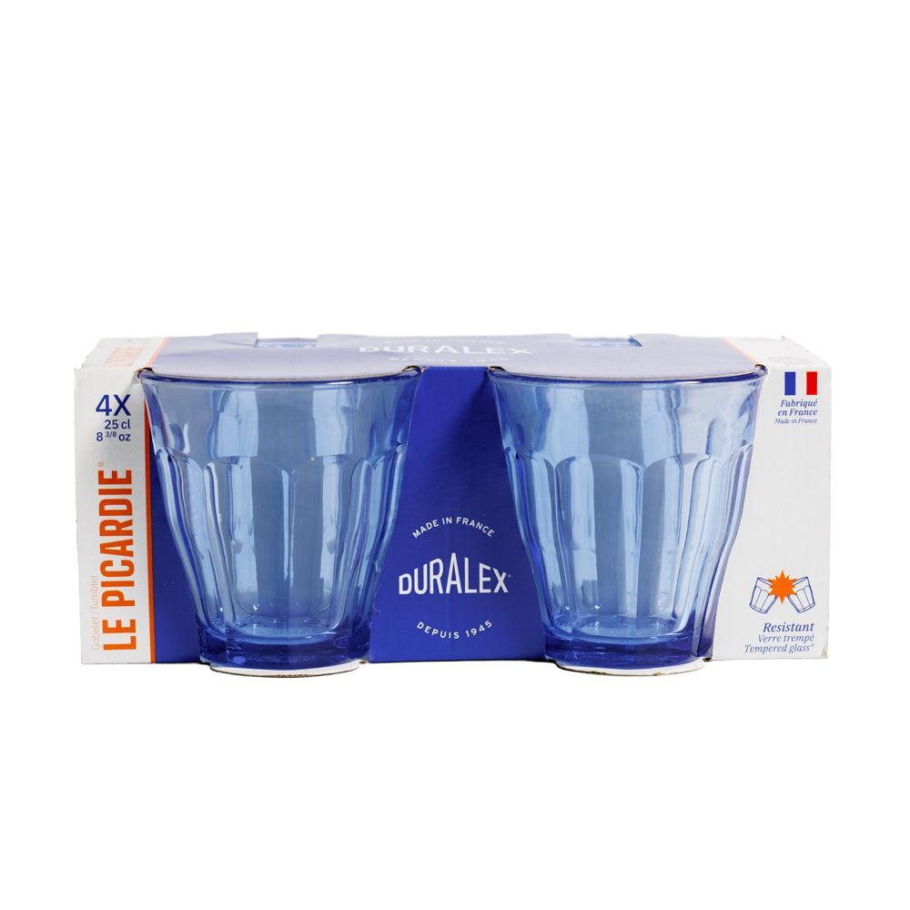 Duralex Le Picardie Tumbler Marine Set of 4-Glassware