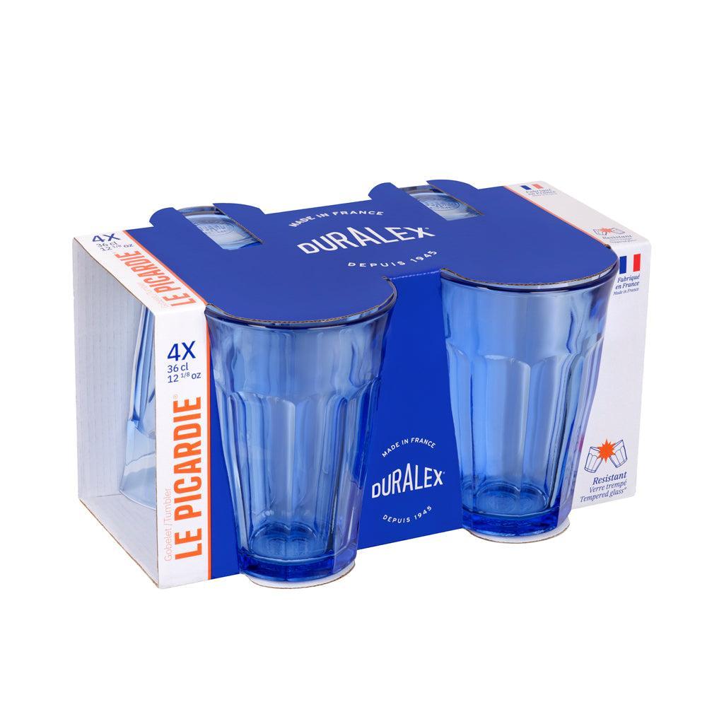 Duralex Le Picardie Tumbler Marine Set of 4-Glassware