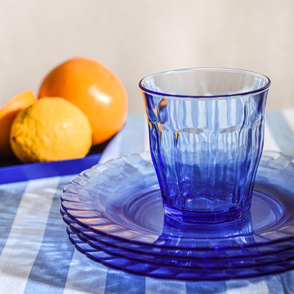 Duralex Le Picardie Tumbler Marine Set of 4-Glassware