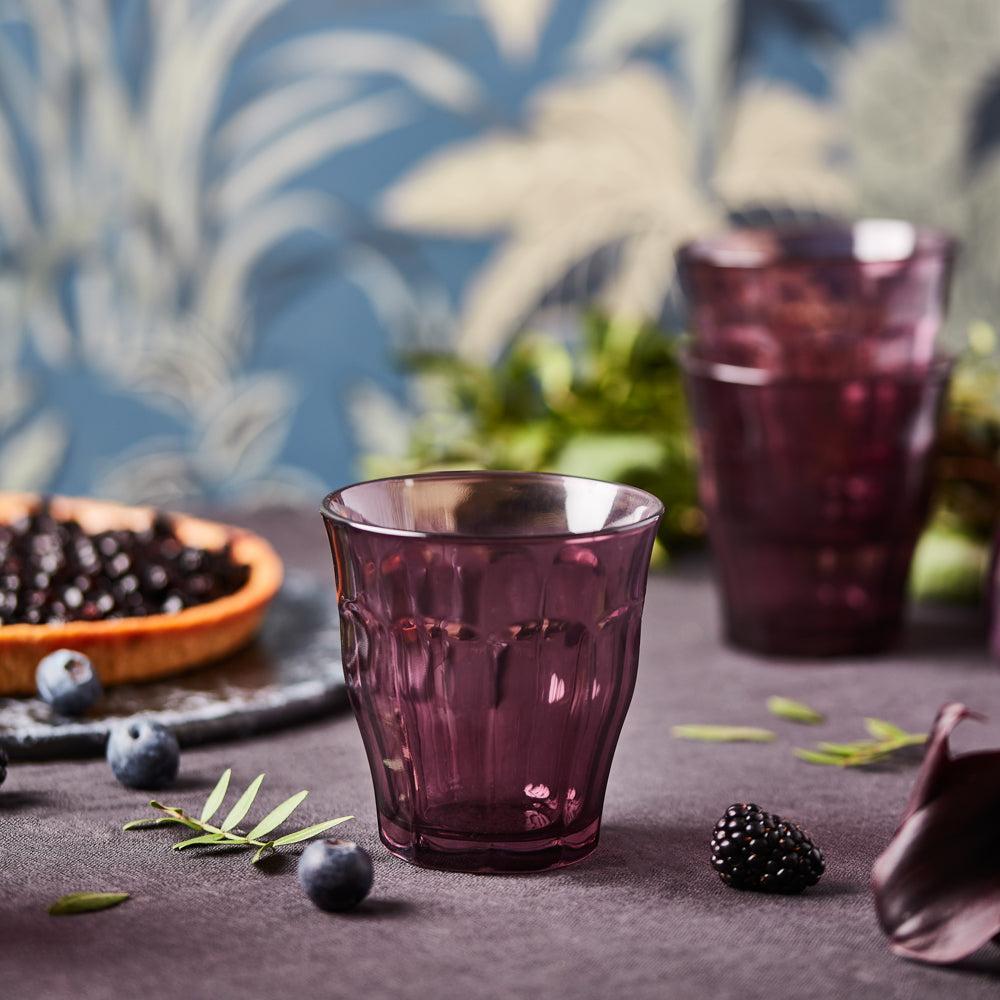 Duralex Le Picardie Tumbler Prune Set of 4-Glassware