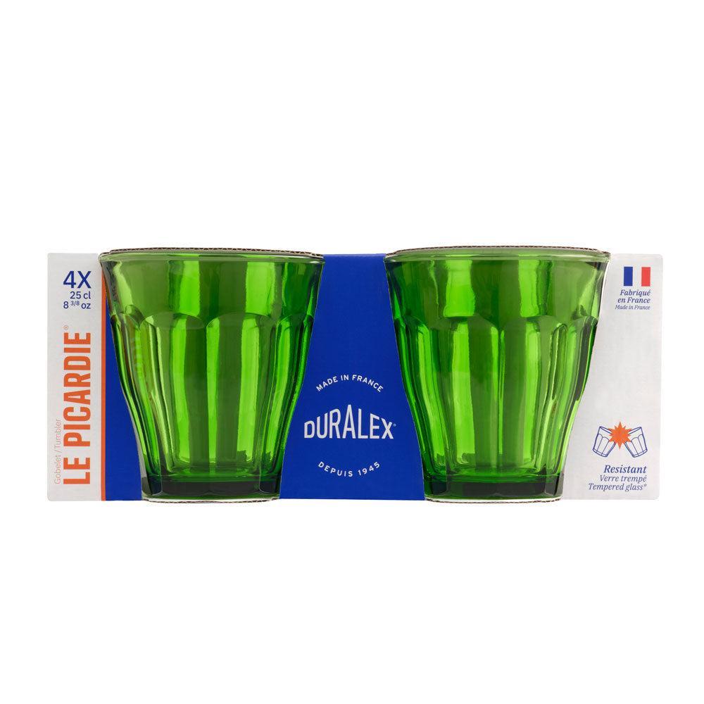Duralex Le Picardie Tumbler Vert Set of 4-Glassware