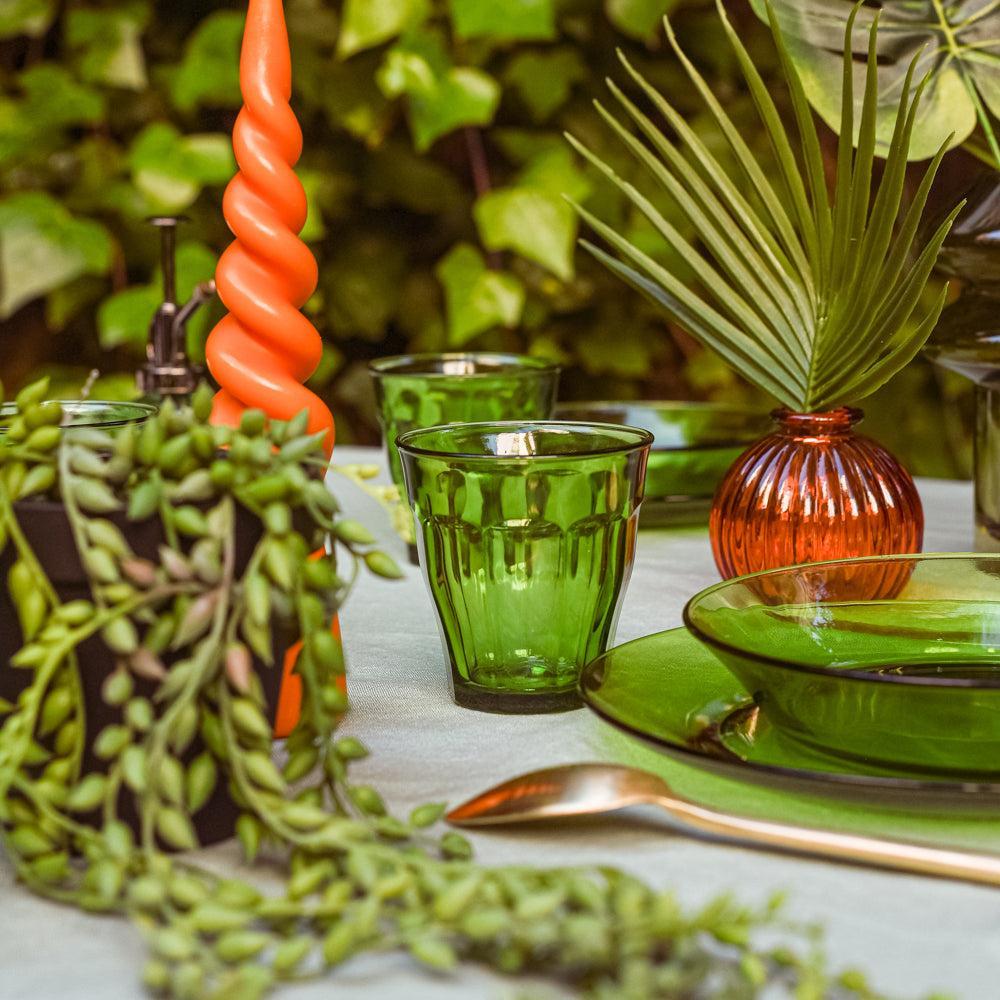 Duralex Le Picardie Tumbler Vert Set of 4-Glassware