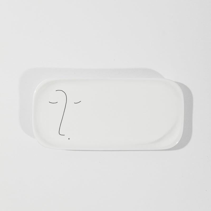 Faces of Felicity Medium Rounded Rectangular Platter - Nush-Platter