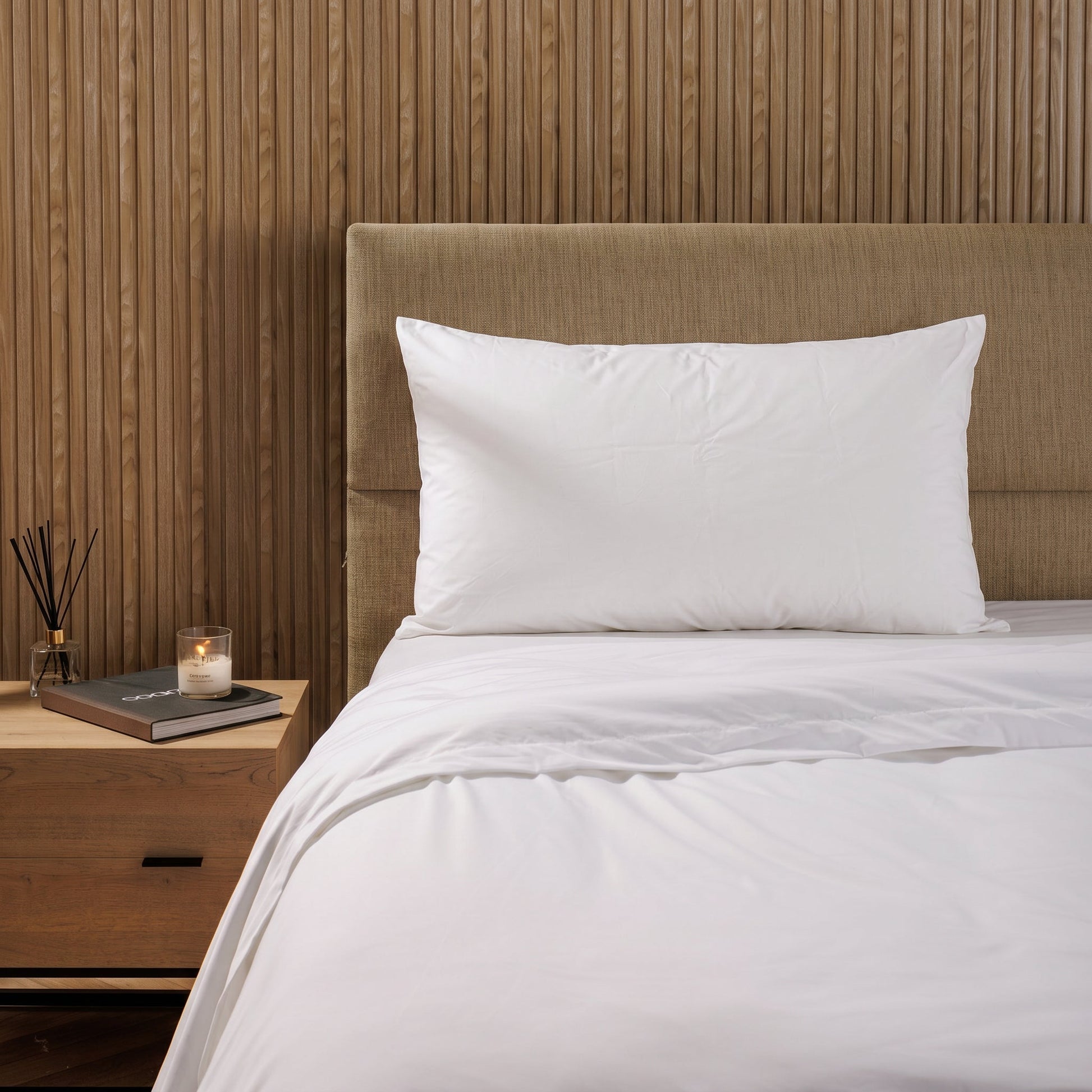 Fine Feather & Cotton Co. Luxury Down Pillow King-Pillows