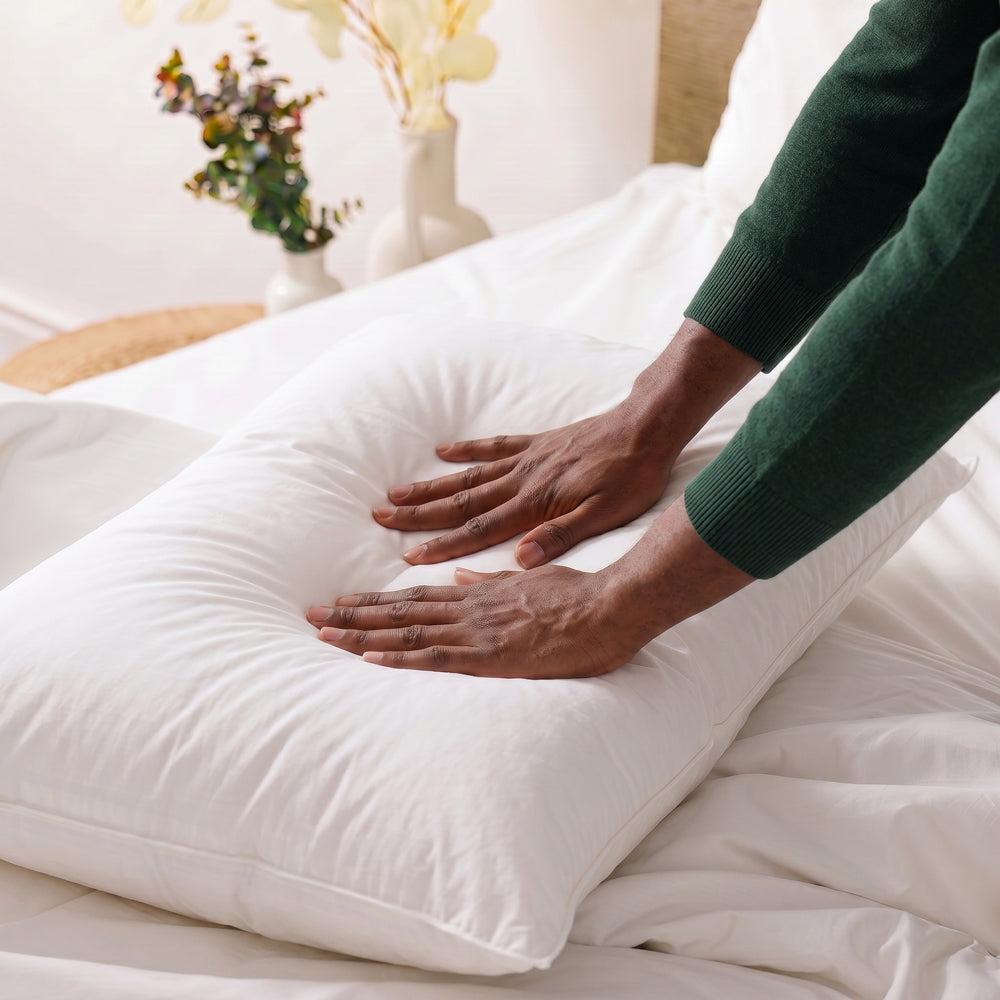Fine Feather & Cotton Co. Luxury Down Pillow King-Pillows