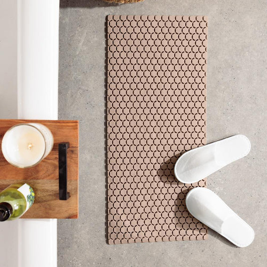 Hexagonal PVC Bath Mat Dove Sand-Bath Mats