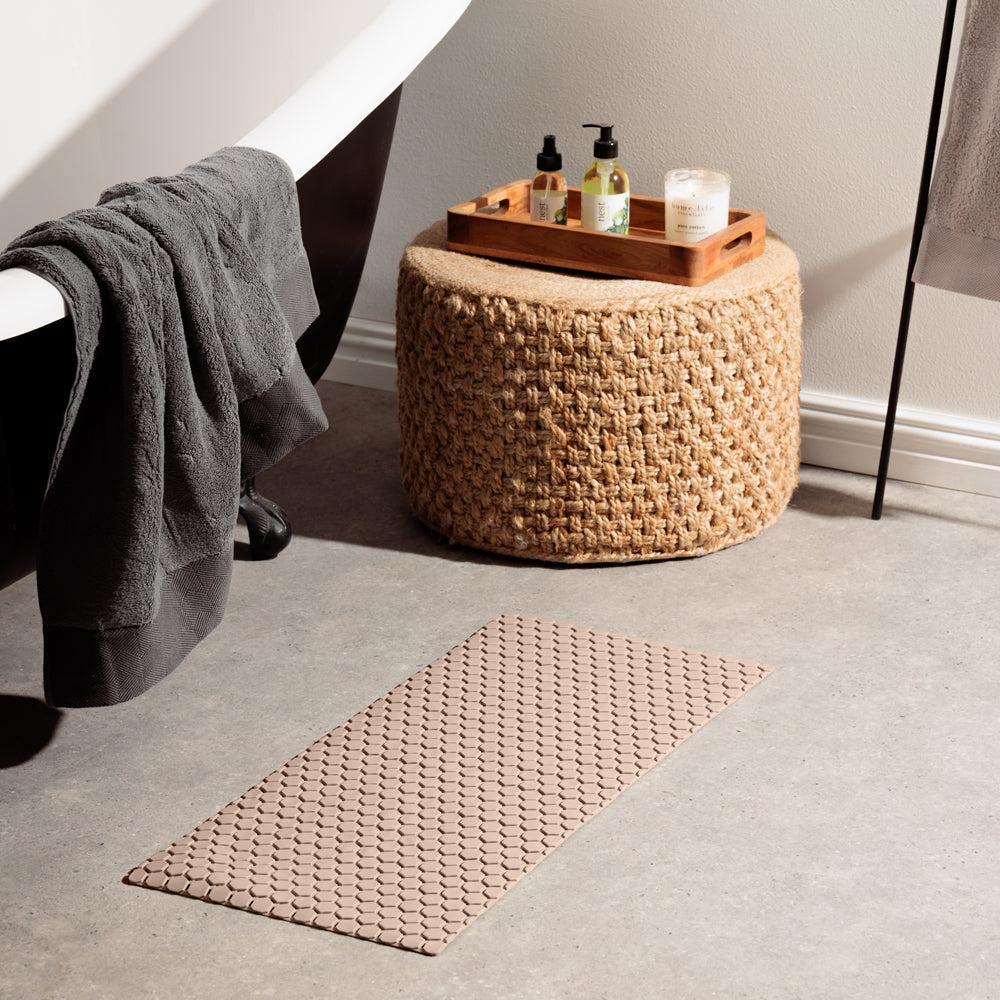 Hexagonal PVC Bath Mat Dove Sand-Bath Mats
