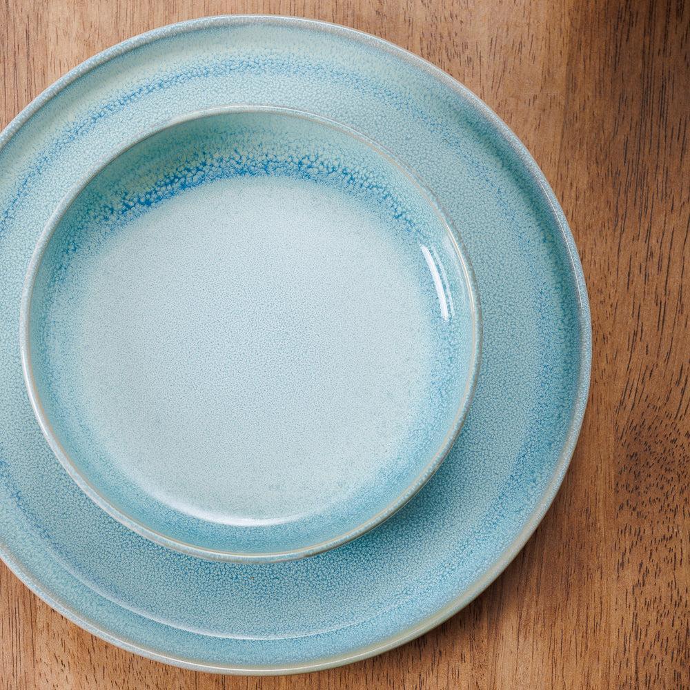 Home.Life Breeze Stoneware Dinner Plate Blue-Plates