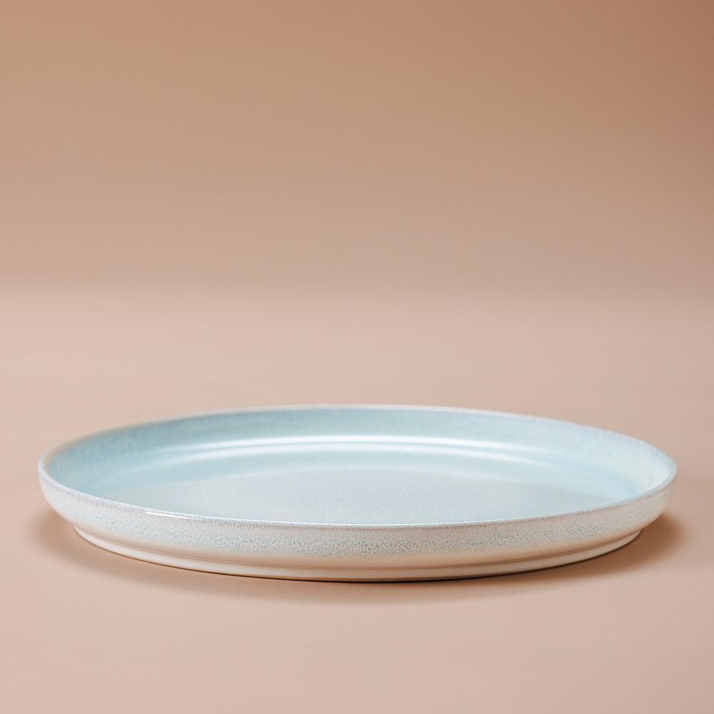 Home.Life Breeze Stoneware Dinner Plate Blue-Plates