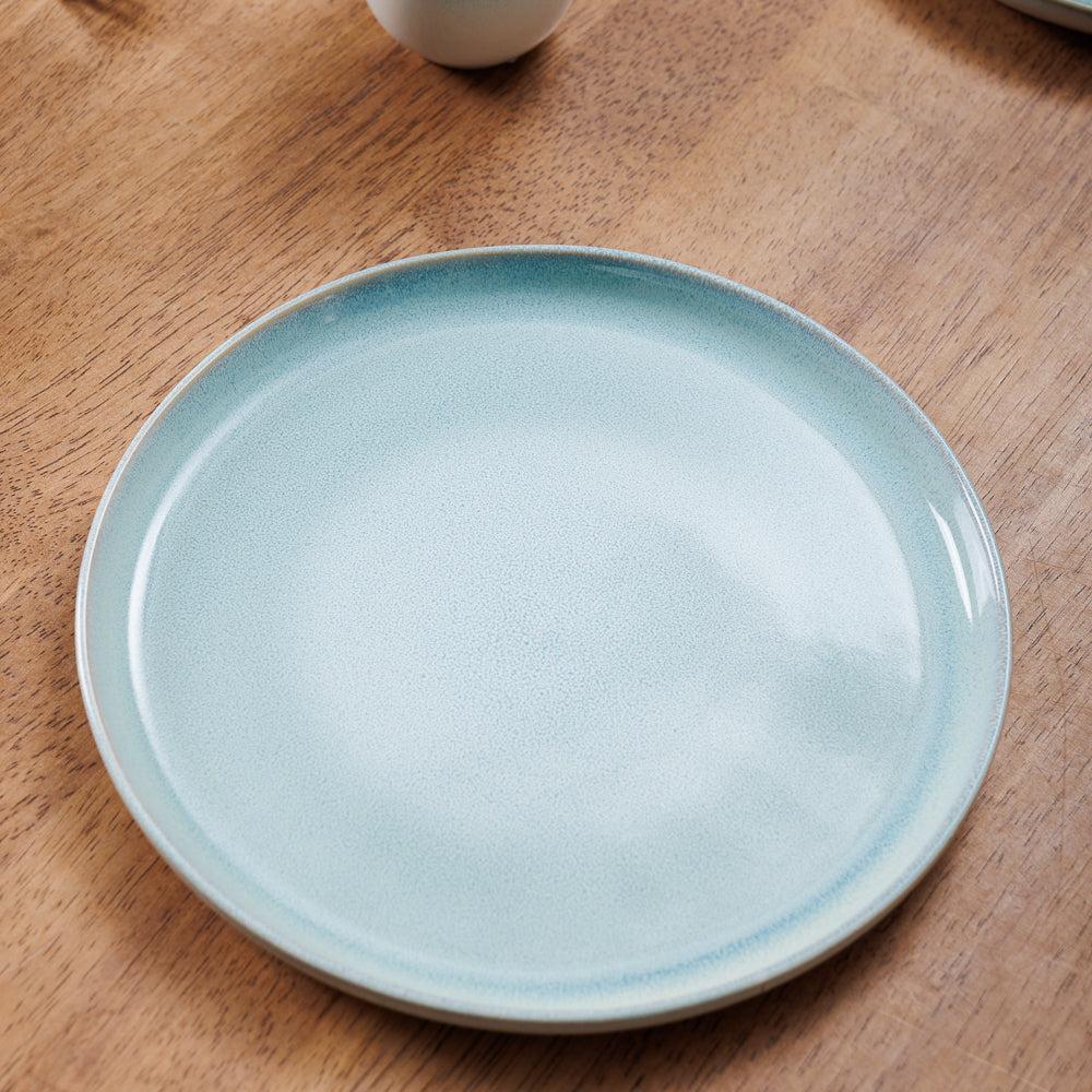 Home.Life Breeze Stoneware Dinner Plate Blue-Plates
