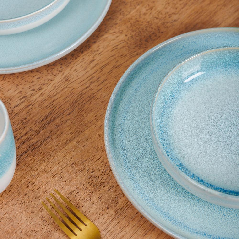 Home.Life Breeze Stoneware Salad Bowl Blue-Bowls