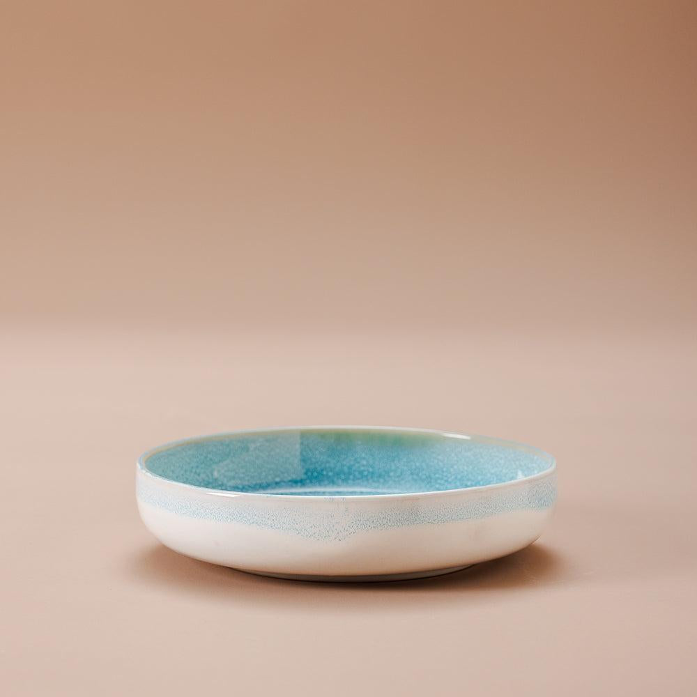 Home.Life Breeze Stoneware Salad Bowl Blue-Bowls