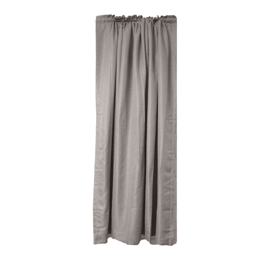 HOME.LIFE Clifton Self-Lined Dim Out Taped Curtain - Platinum